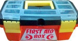 First Aid Box With Complete Accessories