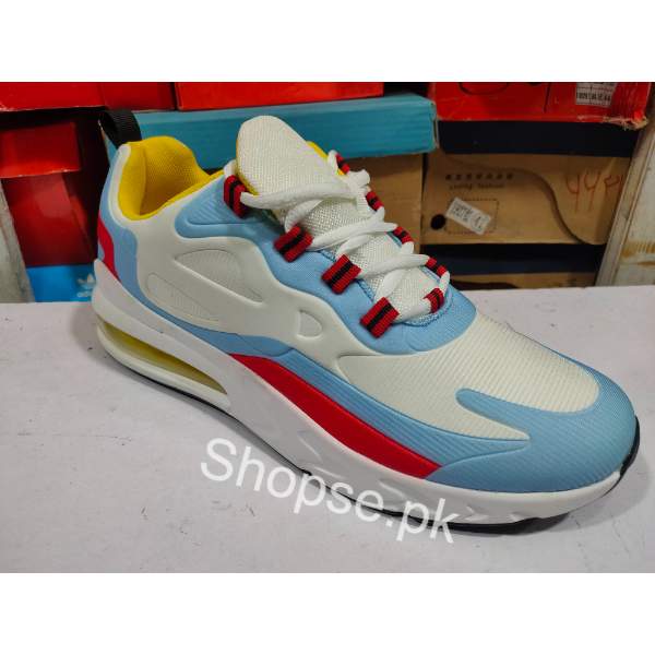 Buy Best Quality Imported Air Max 270 React Running Shoe Blue White Vietnam Made at low Price by Shopse.pk in Pakistan 2