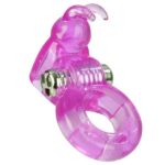 CalExotics Basic Essentials Bunny Enhancer Vibrating Penis Ring