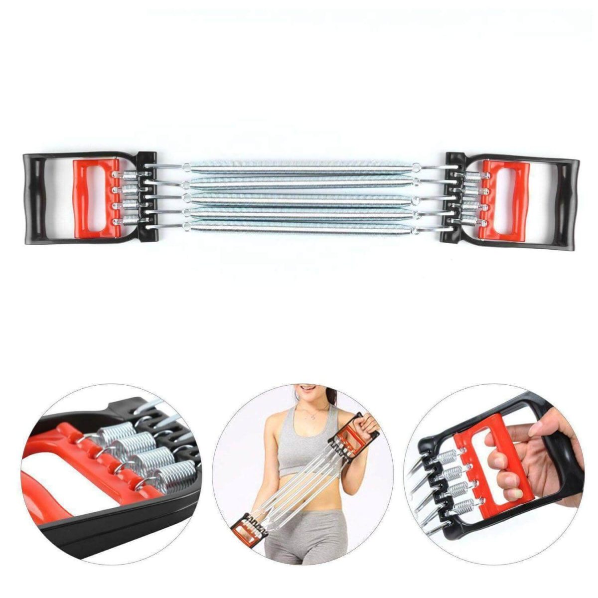 Chest Expander 5 Springs Strength Training Chest Expander Multifunctional Muscle Pull Exerciser Training Device 1