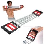 Chest Expander 5 Springs Strength Training Chest Expander Multifunctional Muscle Pull Exerciser Training Device