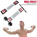 Chest Expander 5 Springs Strength Training Chest Expander Multifunctional Muscle Pull Exerciser Training Device