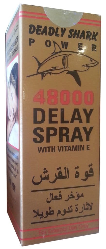 Deadly Shark Power 48000 Delay Spray with Vitamin E 40ML