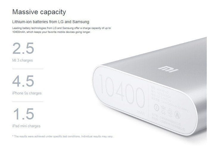 External Battery Pack original xiaomi power bank 10400mAh xiaomi 10400 portable powerbank Charger for xiaomi hongmi