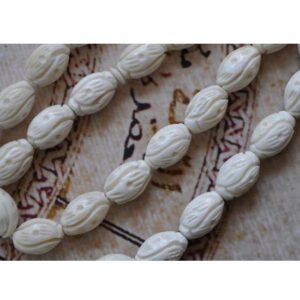 Handcarved Camel Bone Prayer Beads Tasbih1