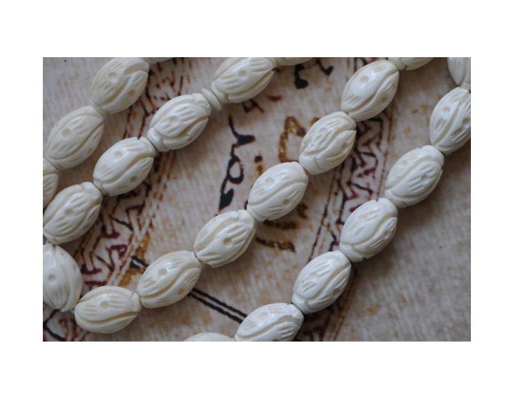 Handcarved Camel Bone Prayer Beads Tasbih1
