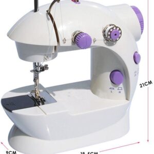 Multi function Mini Portable Electric Sewing Machine Use Power Adapter Free Shipping