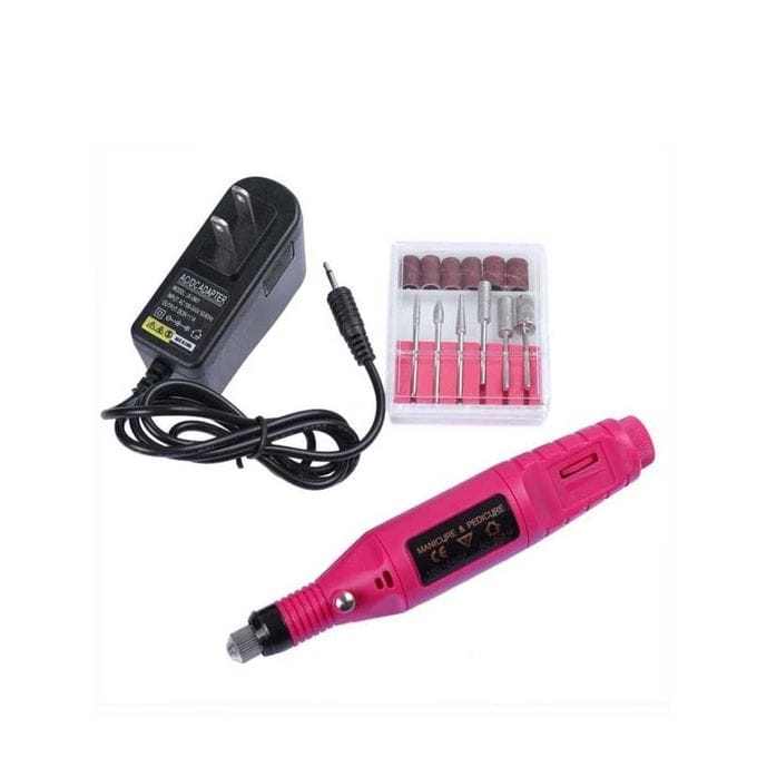 Nail File Drill Kit Pink Price in Pakistan