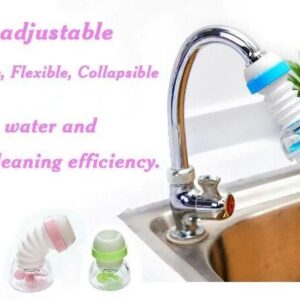 New Fan Faucet With Clip 360 Degree Adjustable Flexible Kitchen Faucet Tap Water Filter5