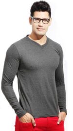 Pack Of 4 Long Sleeve V Neck T Shirts 2