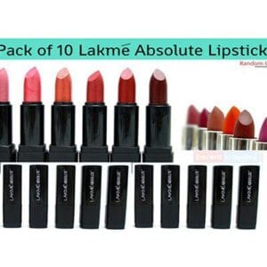 Pack of 10 Lakme Lipsticks