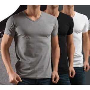 Pack of 3 V Neck t shirts