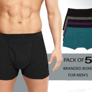 Pack of 5 Mens Boxers Underwear