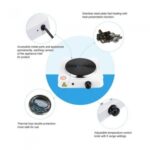 Portable Single Burner Hot Plate Electric Stove 1500W 2