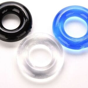 Silicone Cock Ring Stay Hard Delay Timing Flexible Penis Ring Pack of 3 Ring11