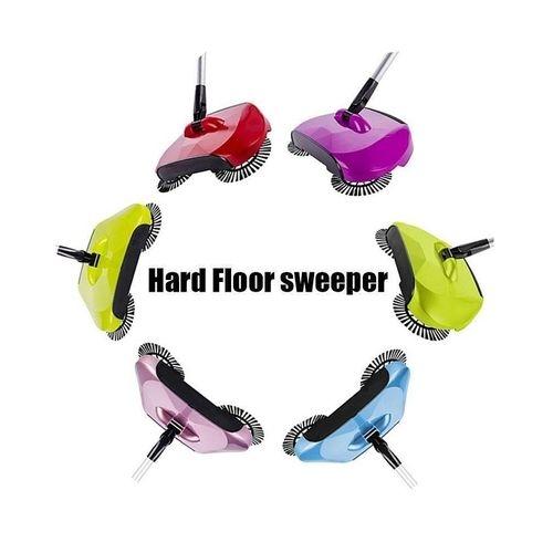 Sweep Drag All In One No Electricity Spin Broom Vacuum Cleaner 360 Sweep The Floor Machine Multicolor 2