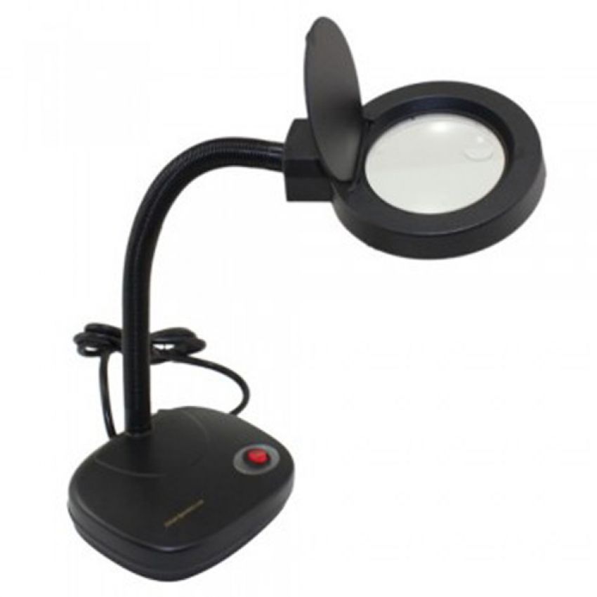 Thumb Desktop Magnifying Glass With Light Table Lamp