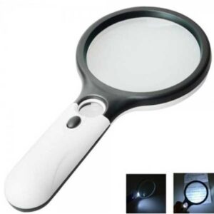 Thumb Hand Held Lighted Magnifying Glass Magnifier