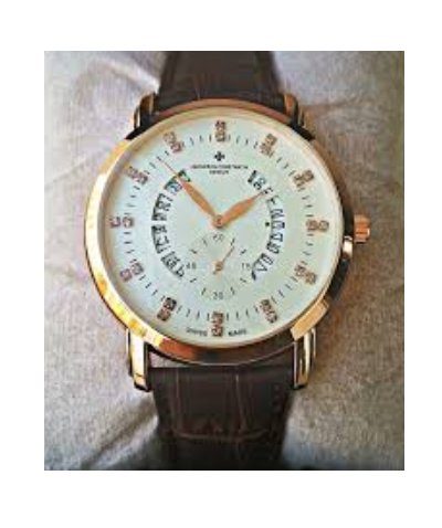 VC Leather Strap Watch for Men