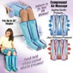 air pressure leg massager