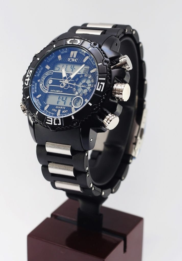 black kwc sports watch 2