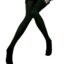 black opaque stocking for women