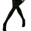 Black Opaque Stocking For Women