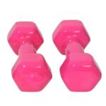 dumbbell training women set available in 1kg 2kg pairs comes in black and pink colour by maxstrength colour 1kg x2 2kg pink 3 2551 p
