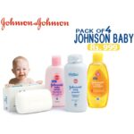 pack of 4 johnsons baby products