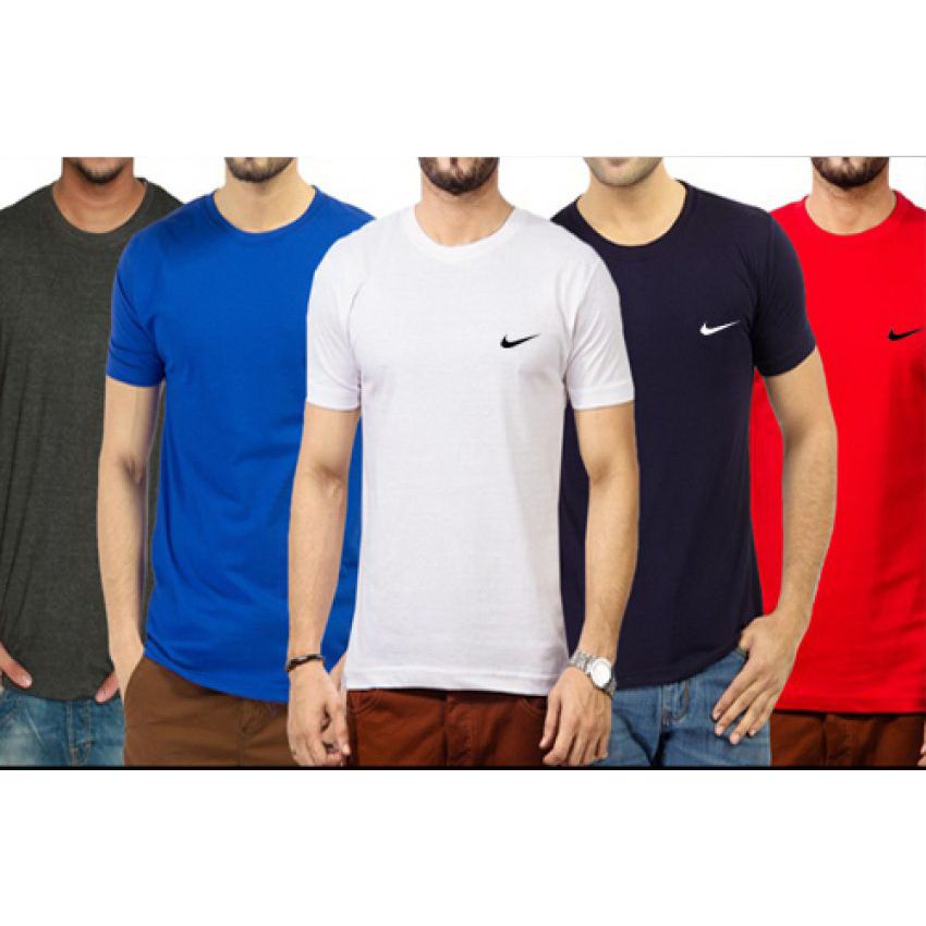 pack of 5 nike round neck t shirts for men