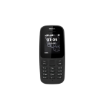 Nokia 105 (Dual SIM, Black)