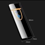 Cigarette Lighter Touch Screen USB Charging Lighte