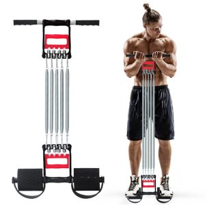 Multifunctional Tummy Trimmer Hand Gripper Pull-Up Bar