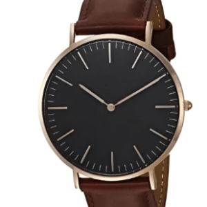 Universal Point Leather Strap With Maching Daily Watch