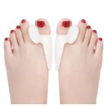 2Pcs Silicone Toe Separator Bunion Splint