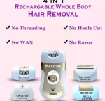 Browns (BS-903) 4 in 1 Rechargeable Women Epilator