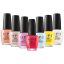 Pack of 6 matte nail polish