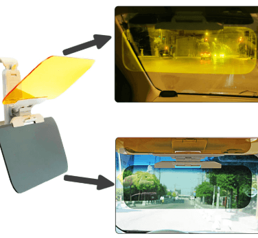 HD UV Anti-Glare Car Flip Down Night Vision