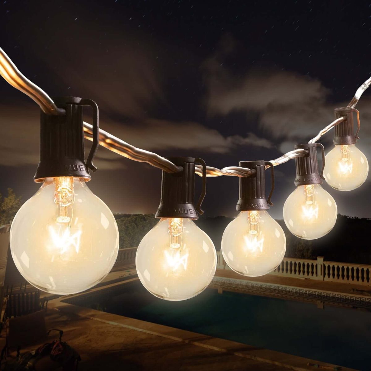 Pack of 2 Led Hanging String Lights