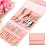 16 Piece Manicure Pedicure Nail Care Set Cutter Clippers Kit