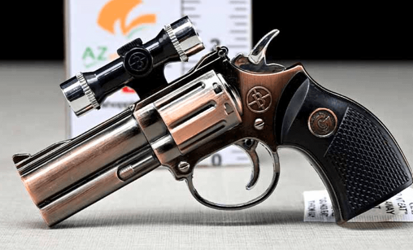 Mini Revolver Gun Lighter-Pistol Lighter