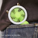 Mini Hand Fan Wrist Hanging Portable Fan Light USB Rechargeable Hand Fan
