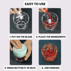 250ml Rechargeable Mini Electric Chopper