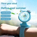 Portable Mini Hand Fan Watch