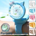 Portable Mini Hand Fan Watch