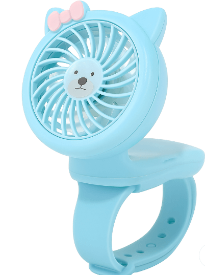 Portable Mini Hand Fan Watch