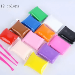 Pack of 12 Get Random Color Polymer Light Clay Slime Playdough