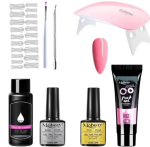 ELMAY 8pcs Nail Gel Set For Extension Nail Manicure Tool Nail Gel Polish Kit