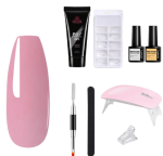 ELMAY 8pcs Nail Gel Set For Extension Nail Manicure Tool Nail Gel Polish Kit
