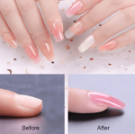 ELMAY 8pcs Nail Gel Set For Extension Nail Manicure Tool Nail Gel Polish Kit